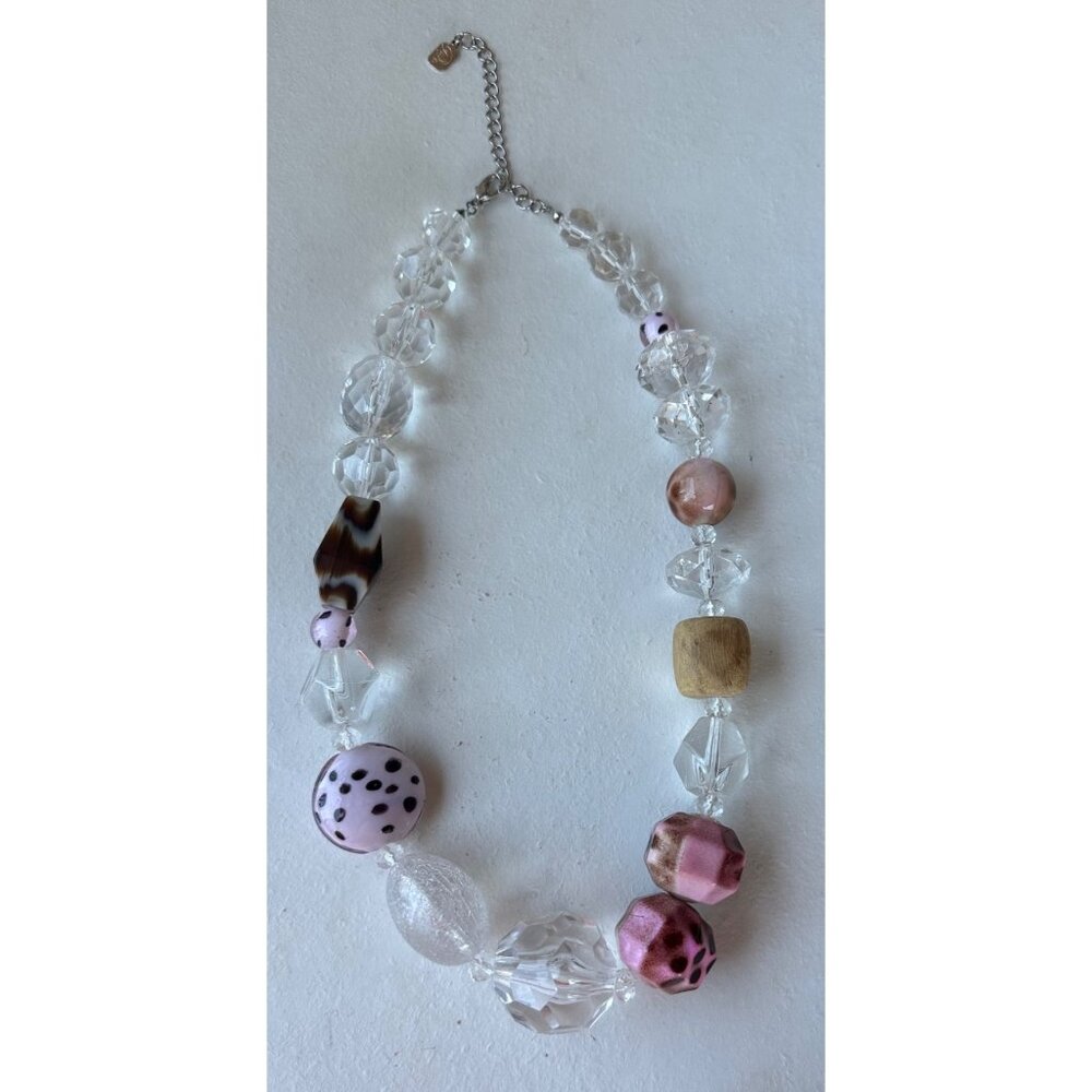 Unbranded Multicolored Beaded Fashion Jewelry Necklace 13 in. Height - Picture 3 of 8
